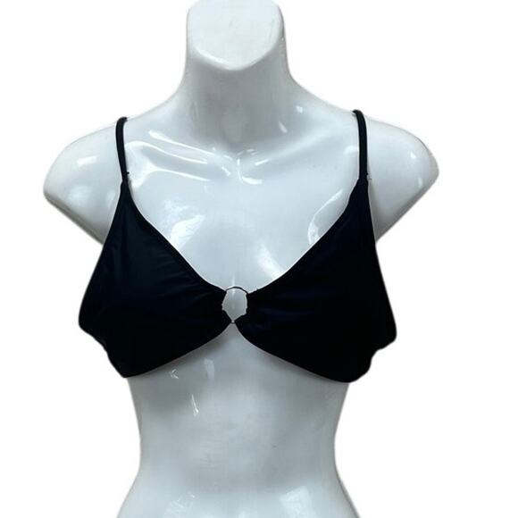 Bikini Black Ring Top size L - Picture 1 of 8
